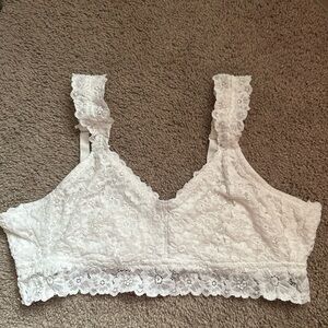 Aerie White Lace Bralette